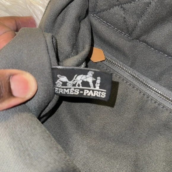 Hermes Toile Fourre-Tout MM tote GUC - Picture 10 of 12